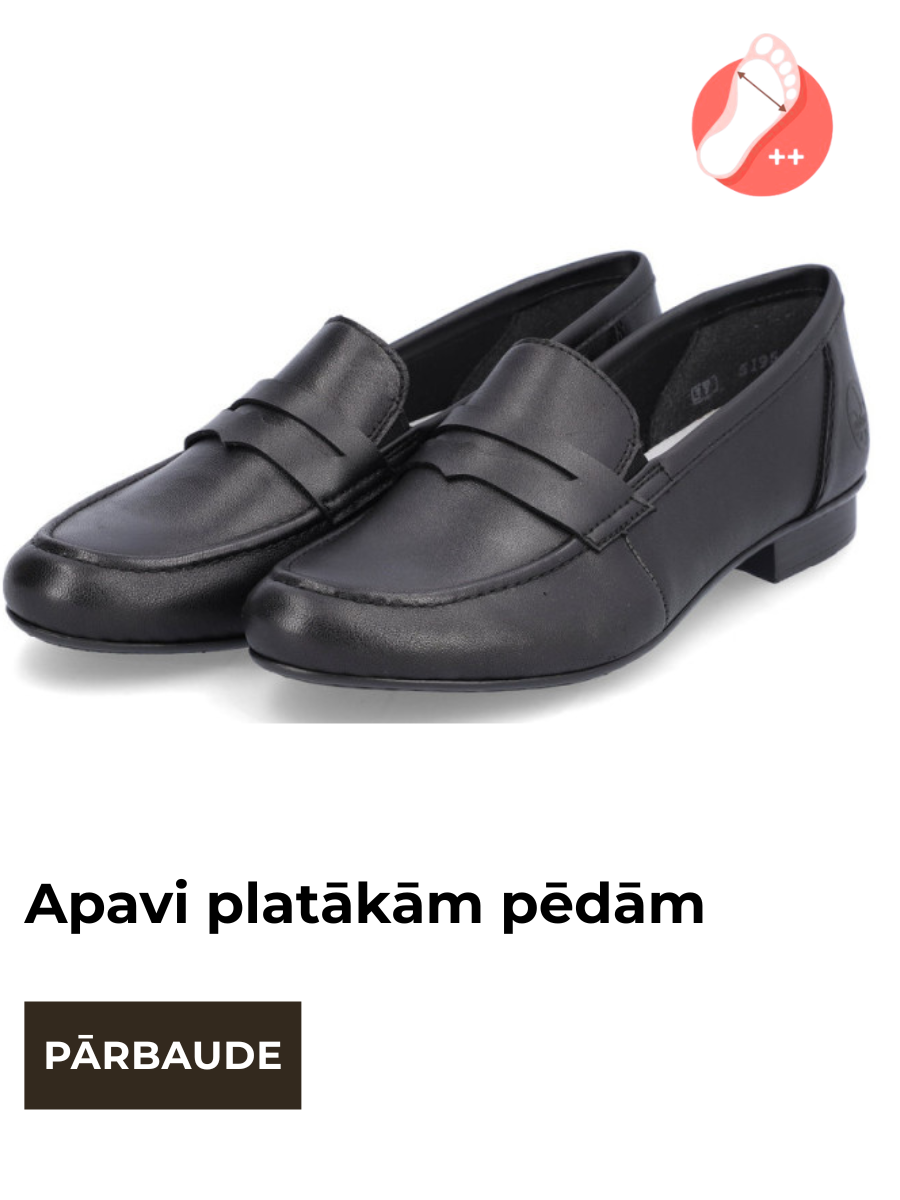 Apavi platākām pēdām